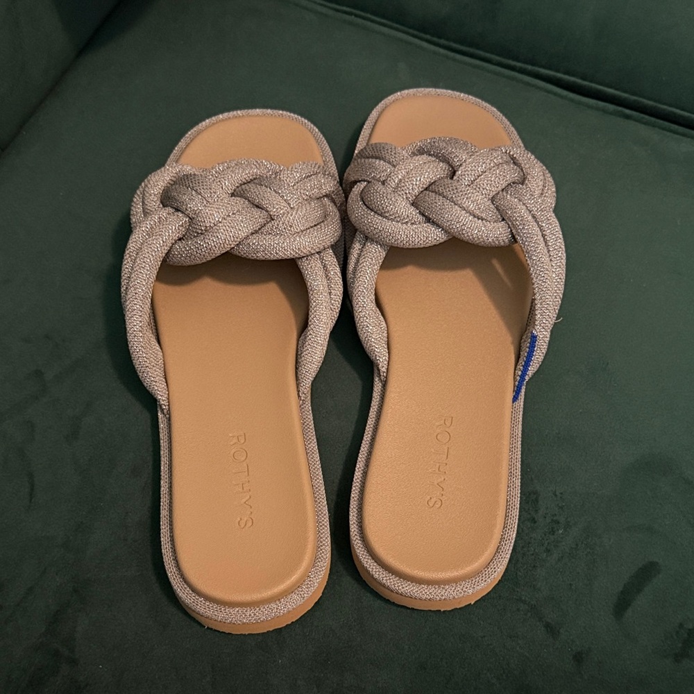 Rothy's Women's Braided Sandals - Taupe